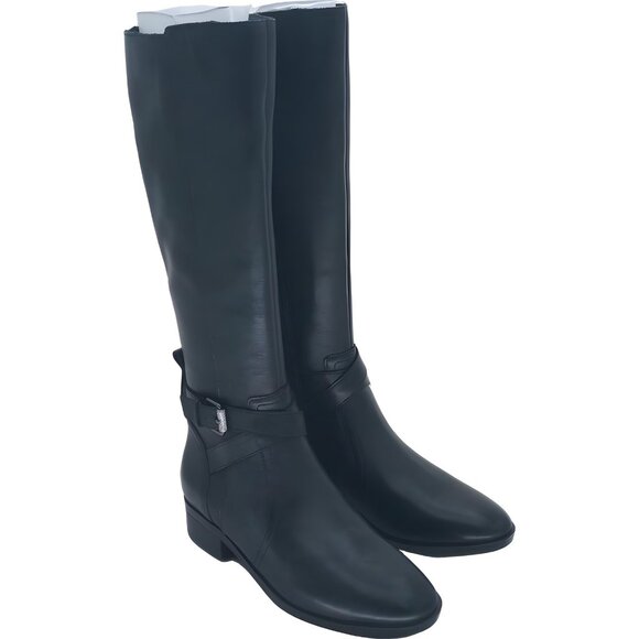 Naturalizer Rena Riding Boots Black Leather Women’s US 5.5M EU 35.5 - Picture 4 of 6